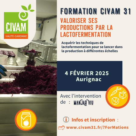 Formation Lactofermentation 